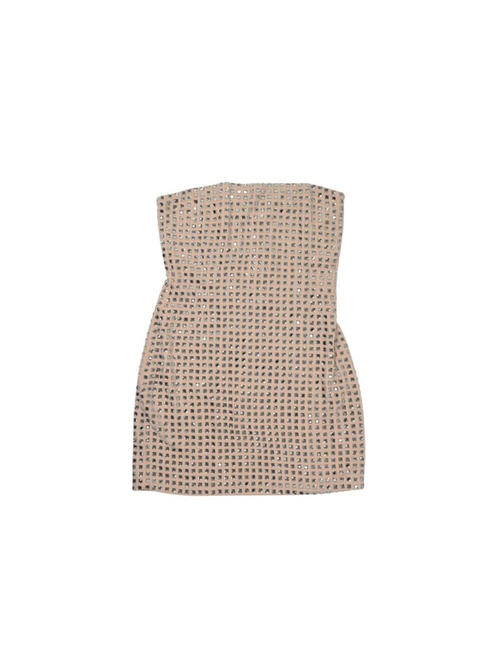 Zara Strapless Mini Dress 4772/236 in Nude
